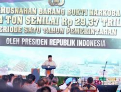 Prabowo Musnahkan 214,84 Ton Narkoba, Nilainya Sentuh Rp 29 Triliun