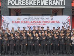 Polres Meranti Gelar Upacara Peringatan Hari Pahlawan, Kobarkan Semangat Juang dan Pengabdian