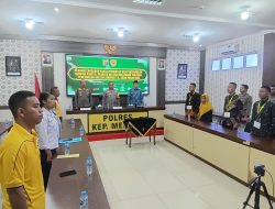 Tekankan Prinsip Bersih dan Transparan , Polres Meranti Gelar Pengambilan Sumpah dan  Fakta Integritas Seleksi Calon Anggota Bintara Brimob 2026