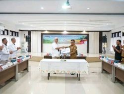 Bupati Asmar Teken MoU Hibah Tanah dengan Bulog