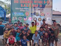 Turnamen Futsal U-15 HUT Desa Alai Selatan Masuki Babak 8 Besar.