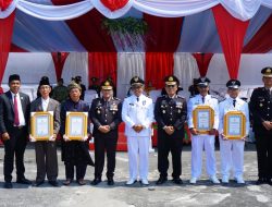Pamatwil Polda Riau Pimpin Upacara HUT RI di Wilayah Terluar Meranti